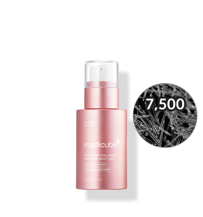 [Medicube] PDRN Pink Collagen exosome shot ampoule 7500 30ml