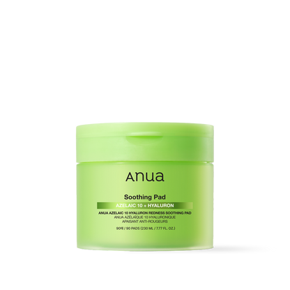 [Anua] Azelaic 10 Hyaluron Redness Soothing Pad 230ml 90ea
