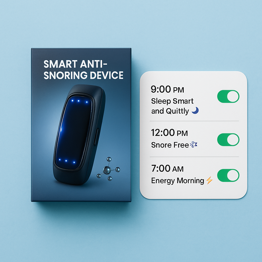 Breevia™| Smart Anti-Snoring Devicee