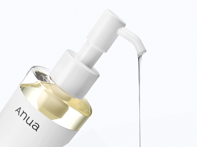 Anua 3-Step Glass Skin Beginner Set, Double Cleansing with Facial Serum, Oil Cleanser